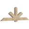 Ekena Millwork Kennewick Rough Sawn Timber Gable Bracket, Douglas Fir, 84"W x 28"H x 4"D x 6"F, 8/12 Pitch GBW084X28X0406KEN00RDF - alternate 4